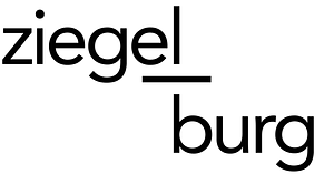 Ziegelburg Logo in schwarzem Text